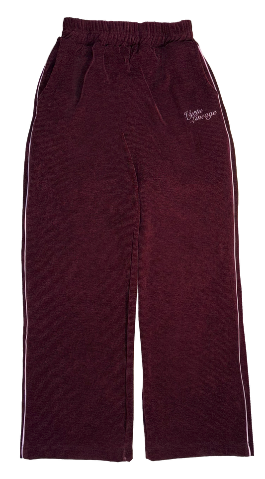 Vyrtu Burgundy Track Pants